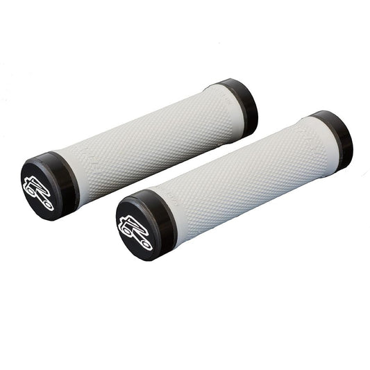 Grips Renthal Renthal Lock On Grips - Charcoal Lock-On Light Gray