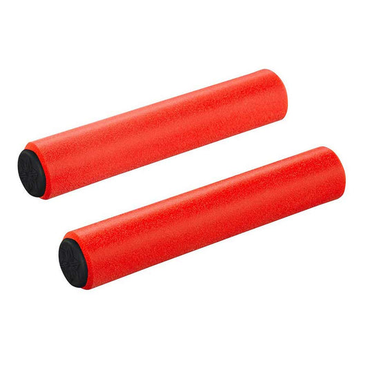 Grips Supacaz Supacaz Siliconez Grips 130mm 32mm Red Pair Orange Red