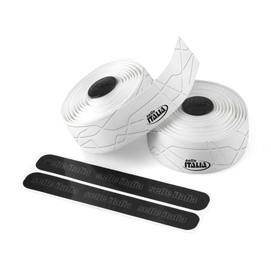 Bar Tape Selle Italia Selle Italia SMOOTAPE Gran Fondo Handlebar Tape White Dark Slate Gray