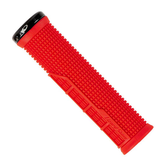 Grips Lizard Skins Lizard Skins Machine Grip - Candy Red Single Sided Lock-On Firebrick