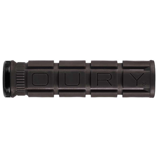 Grips Oury Grips Oury Single-Sided V2 Lock-On Grips - Jet Black Dark Slate Gray