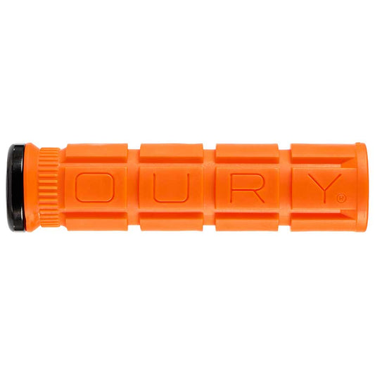 Grips Oury Grips Oury Single-Sided V2 Lock-On Grips - Blaze Orange Chocolate
