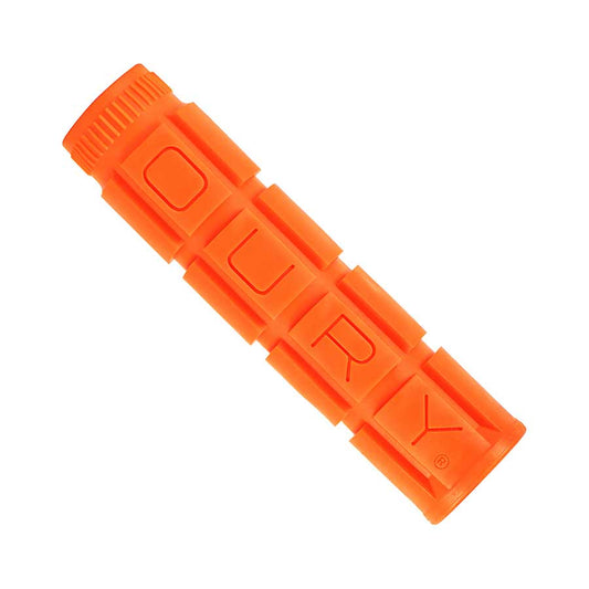 Grips Oury Grips Oury Single Compound V2 Grips - Blaze Orange Tomato