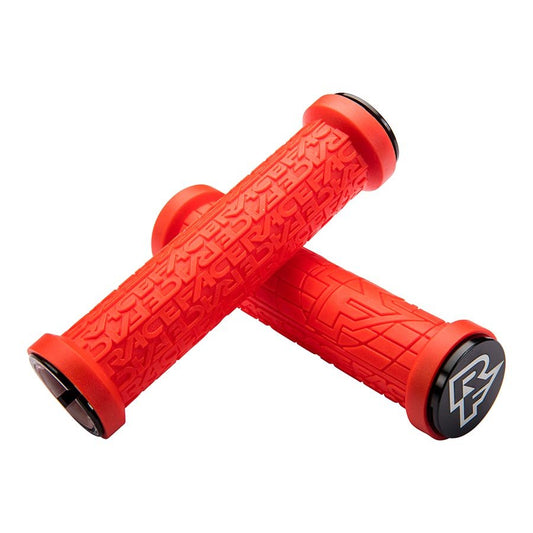 Grips Race Face RaceFace Grippler Grips - Red Lock-On 30mm Firebrick
