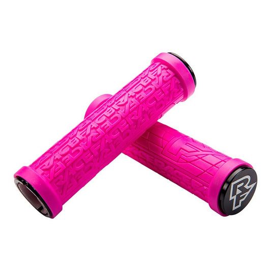 Grips Race Face RaceFace Grippler Grips - Magenta Lock-On 30mm Violet Red