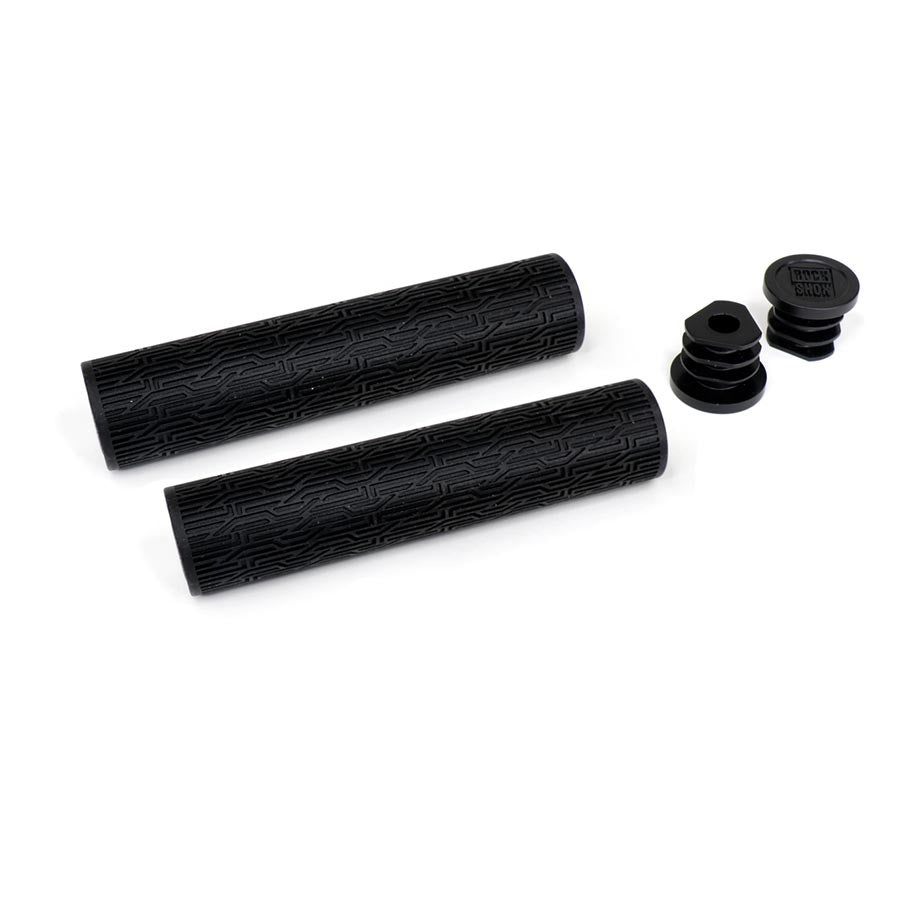 Grips RockShox RockShox Textured Slip-On Grips 135mm Black Pair Lavender