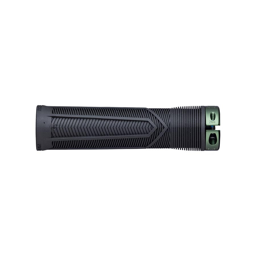 Grips Race Face RaceFace Chester Grips - Lock-On Black/Green 31mm Dark Slate Gray