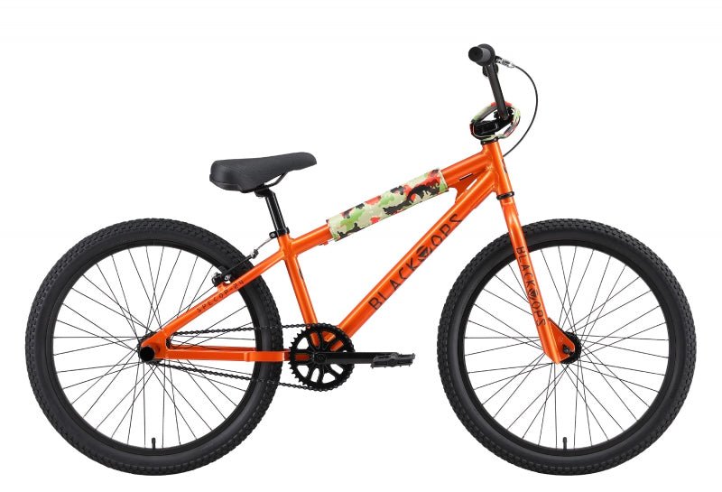 Bicycle Black ops Black ops SpecOp-24 Step-Over 13` Blaze Orange 24` Anodized Black 1 Speed V-Brake Tan