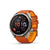 Garmin fenix 9 Pro inReach 51mm Watch Watch Color: Titanium Wristband: Autumn Orange / Spark Orange - Silicone