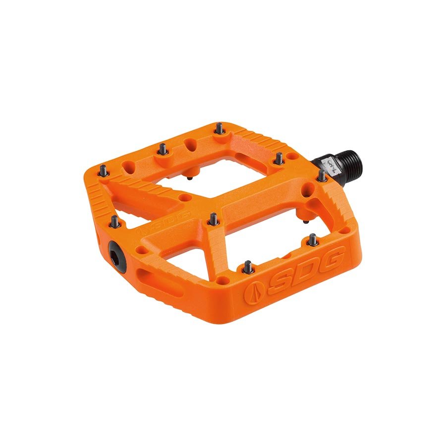 SDG Components Comp Platform Pedals Body: Composite Spindle: Cr-Mo 9/16'' Orange Pair