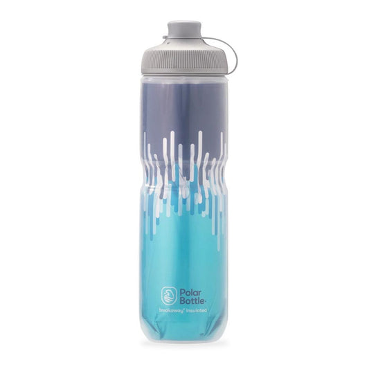 Polar Bottle Muck Insulated Water Bottle Zipper Blue 24oz