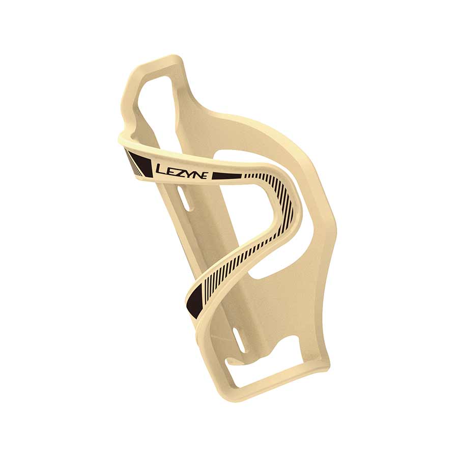 Water Bottle Cages Lezyne Lezyne Flow SL Water Bottle Cage - Right Side Entry Matte Tan Tan