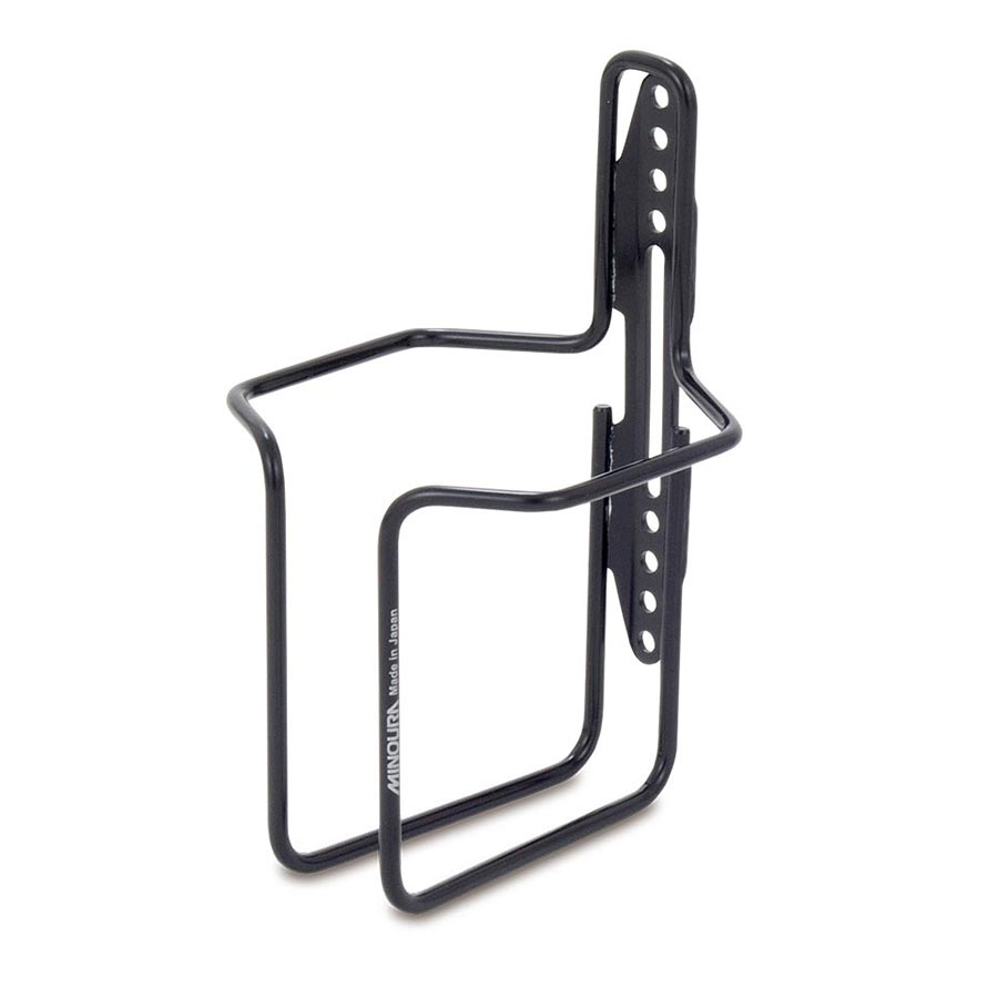 Bottle Cages and Parts Minoura Minoura JB-95 Camping Stove Bottle Cage Alloy Black Dark Slate Gray