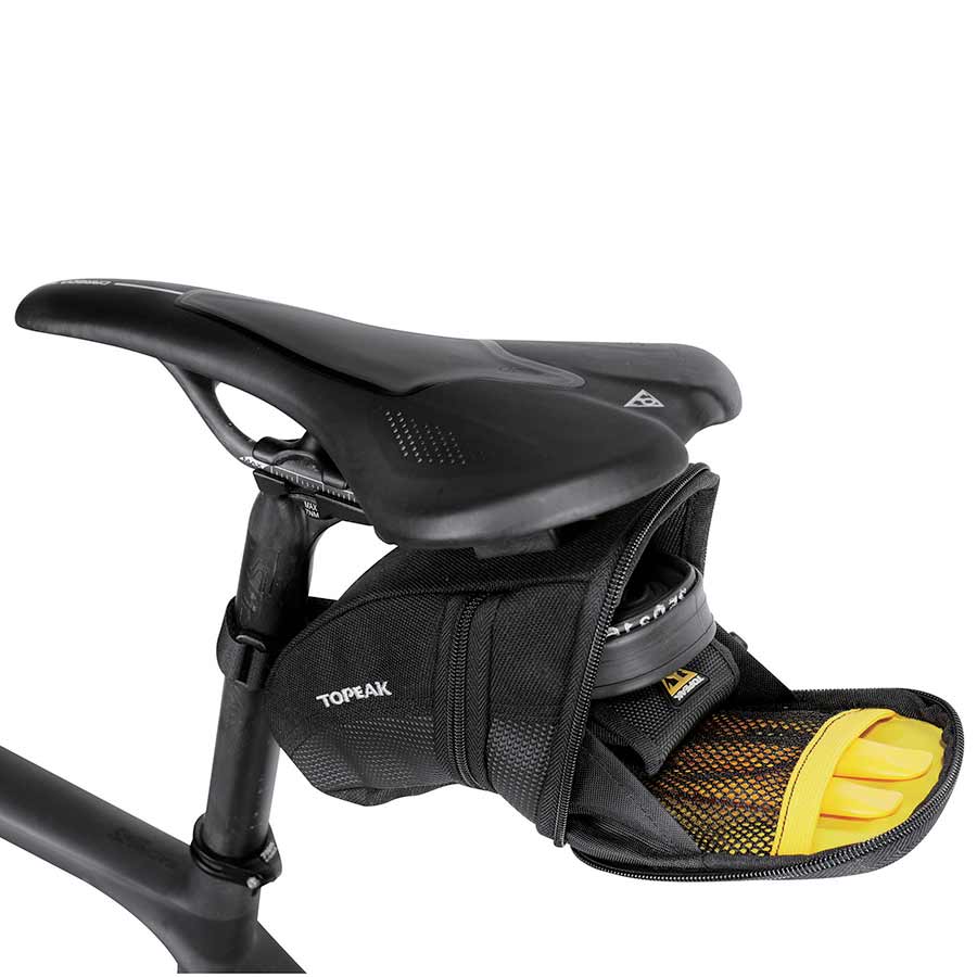 Seat Bag Topeak Topeak Aero Wedge Seat Bag - QuickClick Medium Black Dark Slate Gray