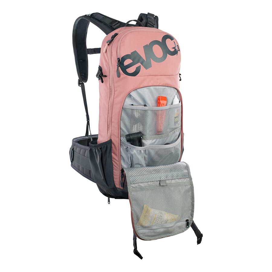 Backpack & Messenger Bags EVOC EVOC FR Enduro Protector backpack 16L Dusty Pink/Carbon Grey ML Dark Gray