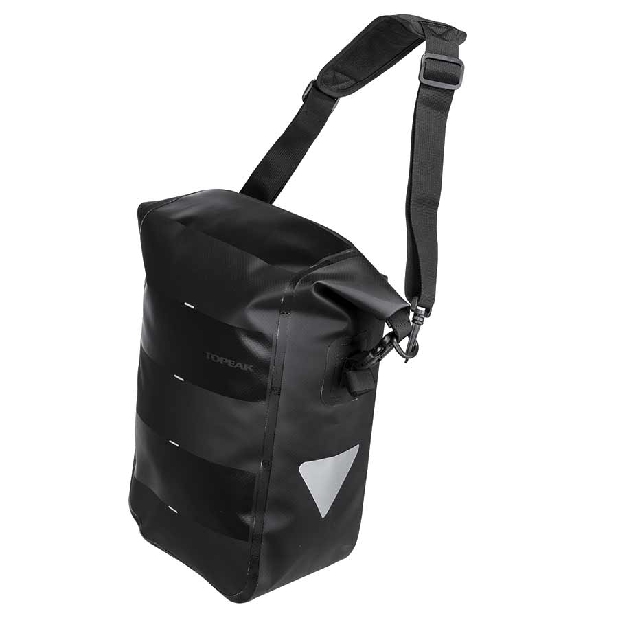 Panniers Topeak Topeak Pannier DryBag 20L Pannier 20L Black Dark Slate Gray