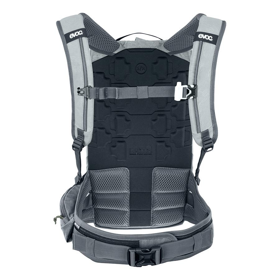 Backpack & Messenger Bags EVOC EVOC Trail Pro 10 Protector backpack 10L Stone/Carbon Grey SM Dark Slate Gray
