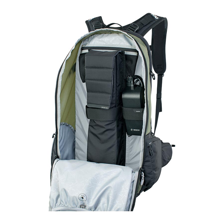 Backpack & Messenger Bags EVOC EVOC FR Tour E-Ride 30 Protector backpack 30L Dark Olive/Black ML Dark Slate Gray
