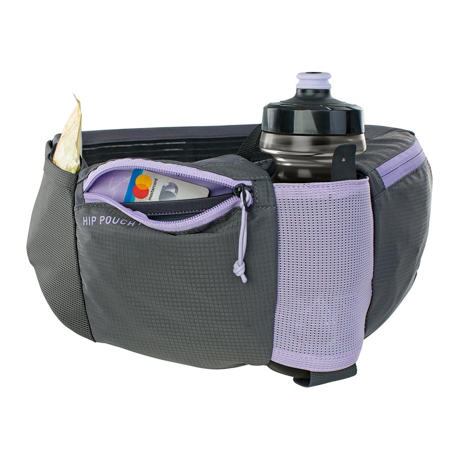 Hip Packs EVOC EVOC Hip Pouch Pro + Drink Bottle Bag 1.5L Multicolor Dark Slate Gray