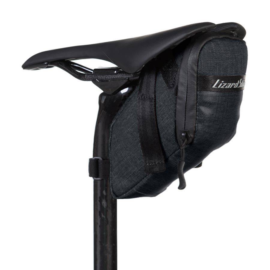 Seat Bag Lizard Skins Lizard Skins Mega Cache Saddle Bag - Black Dark Slate Gray