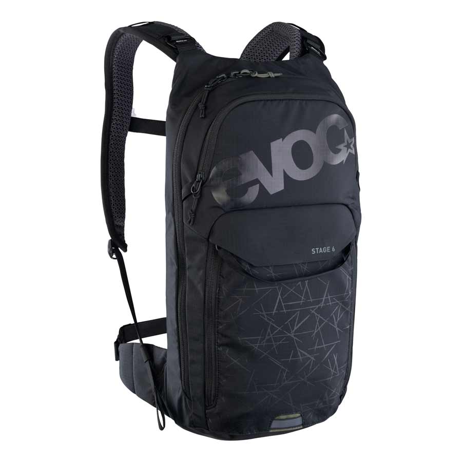 Hydration EVOC EVOC Stage 6 + 2L Bladder Hydration Bag Volume: 6L Bladder: Included (2L) Black Dark Slate Gray