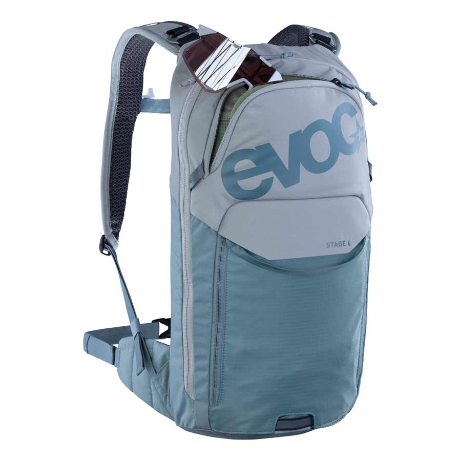 Hydration EVOC EVOC Stage 6 + 2L Bladder Hydration Bag Volume: 6L Bladder: Included (2L) Stone / Steel Light Slate Gray