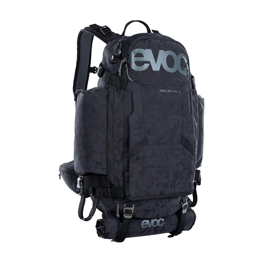 Bags EVOC EVOC Trail Builder 35 Backpack 35L Black Dark Slate Gray