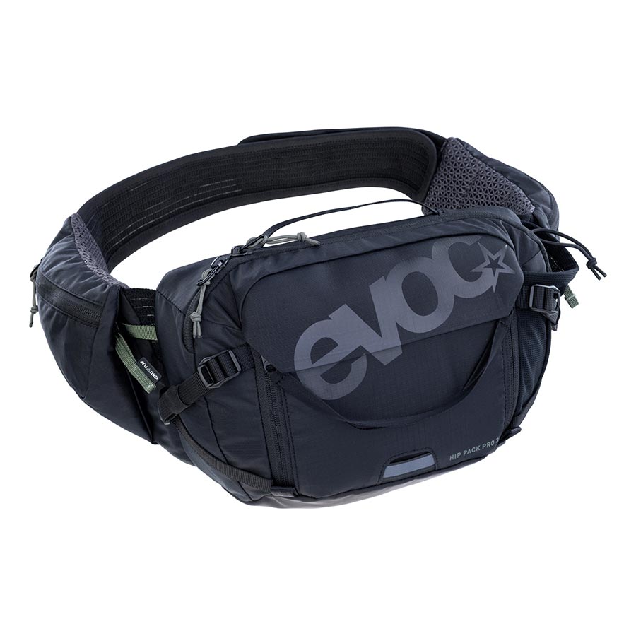 Hip Packs EVOC EVOC Hip Pack Pro 3 Hip Pack 3L Not included Black Dark Slate Gray