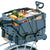 Baskets and Accessories Topeak Topeak Trolley Tote Basket Cargo Net Dim Gray