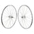 Wheels Wheel master Wheel master 700C Alloy Fixed Gear Double Wall 700C Wheel SET Light Gray