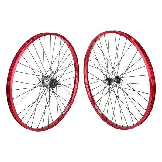 Wheels Wheel master Wheel master 26` Alloy Cruiser/Comfort 26in Wheel SET Brown