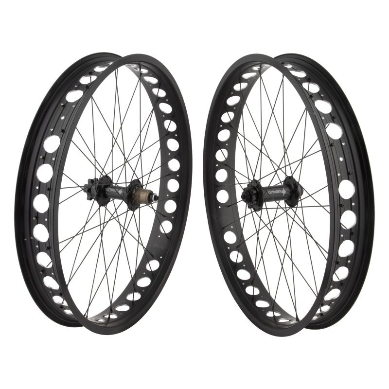 Wheels Wheel master Wheel master 26` Alloy Fat Disc 26in Wheel SET Dark Slate Gray