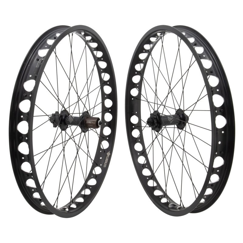 Wheels Wheel master Wheel master 26` Alloy Fat Disc 26in Wheel SET Dark Slate Gray