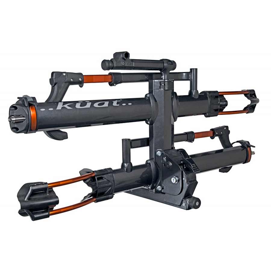 Auto Racks Kuat Kuat NV 2.0 Hitch Bike Rack - 2-Bike 2" Receiver Metallic Gray/Orange Dark Slate Gray
