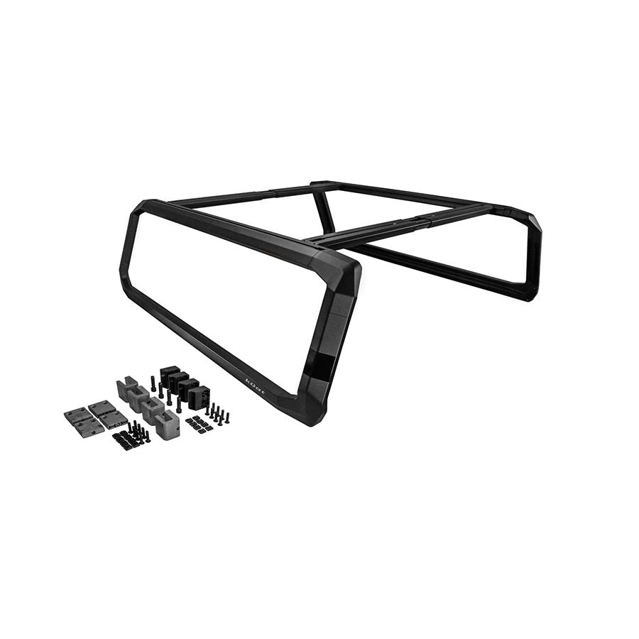 Truck Bed Mount Racks Kuat Kuat Ibex Base Truck Bed Mount Rack Mid Size Short Bed 2 Dark Slate Gray