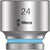 Wera Tool 8790 HMB ZYKLOP 3/8" Drive Socket 24mm
