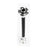 Frame Pump Lezyne Lezyne ABS Alloy Drive Frame Pump Medium: Black/Polished Silver Dark Slate Gray