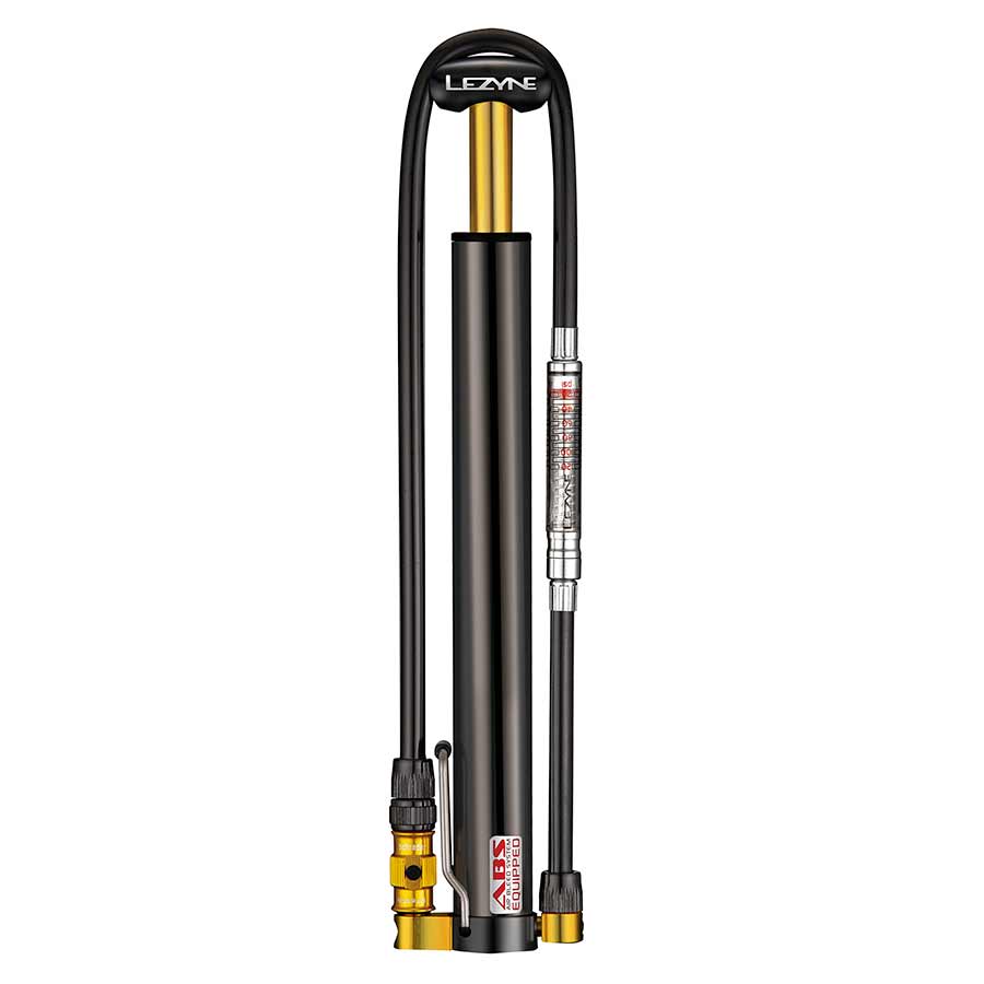 Hand Pumps Lezyne Lezyne Micro Floor Drive HVG Pump Black Dark Slate Gray