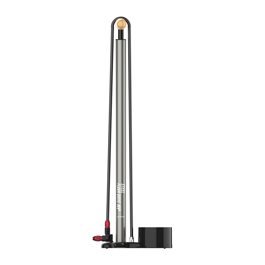 Floor Pumps Lezyne Lezyne Steel Floor Drive 3.5 Pump Flat Gray Gray