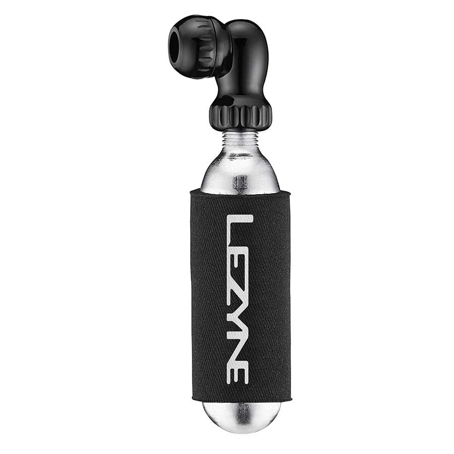 CO2 Inflators/Cartridges Lezyne Lezyne Twin Speed Drive CO2 Inflator with 16g Cartridge Black Dark Slate Gray