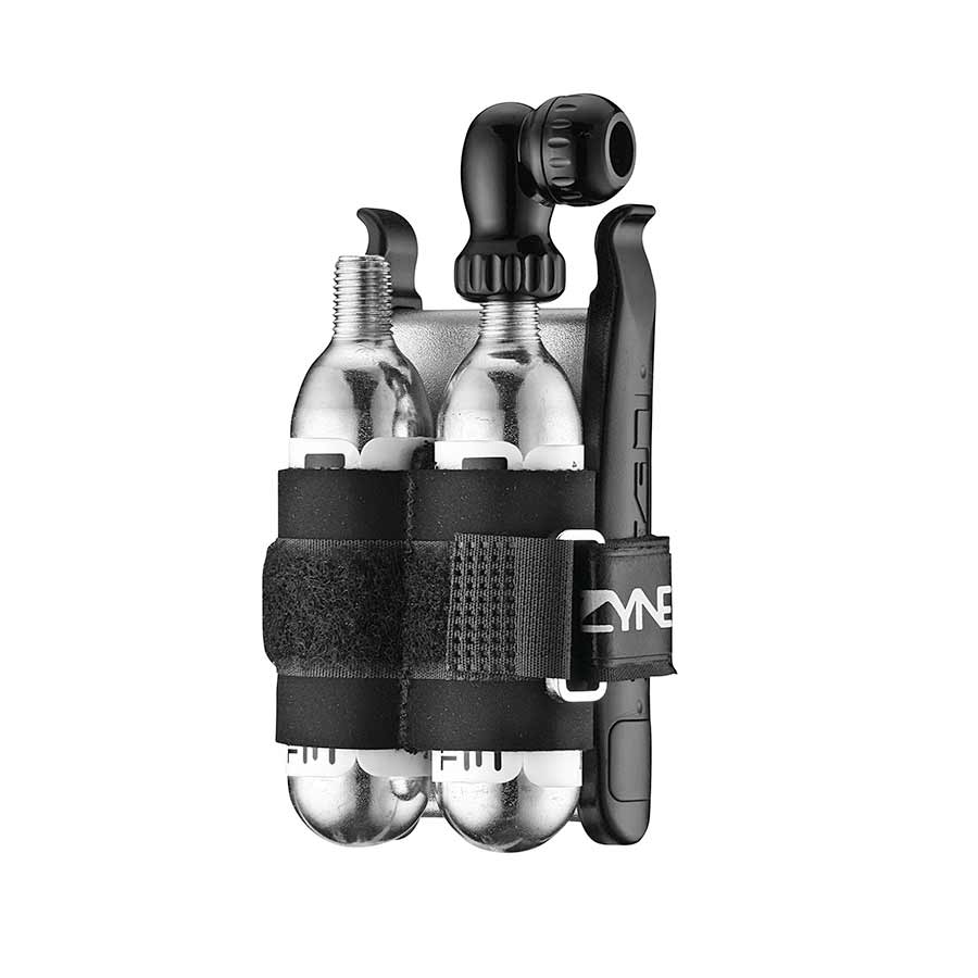 CO2 Inflators/Cartridges Lezyne Lezyne Twin Speed Drive CO2 Inflator and Lever Kit 16g Dark Slate Gray
