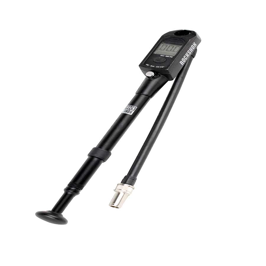 Shocks Pumps RockShox RockShox High-Pressure Fork / Shock Pump with Digital Gauge 300psi Max Dark Slate Gray