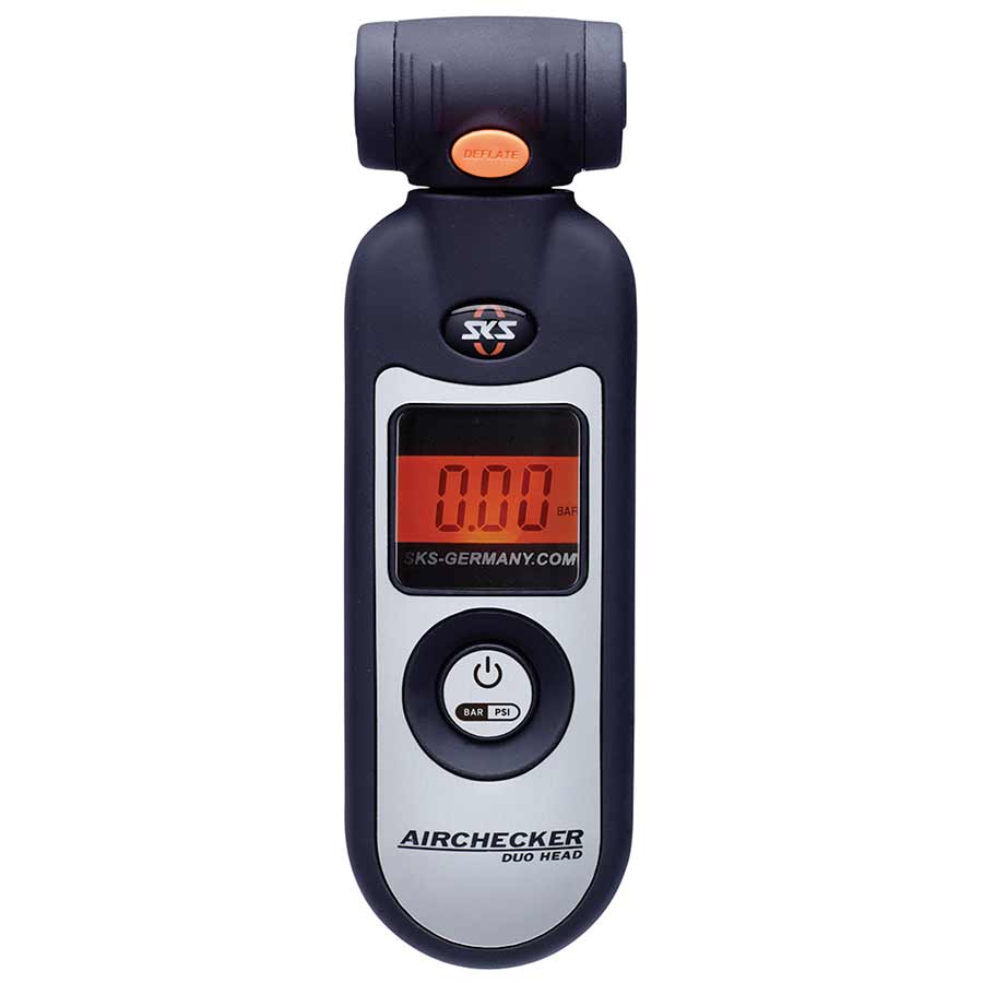 Pressure Gauge SKS SKS Airchecker Digital Display Pressure Gauge: Presta and Schrader Gray