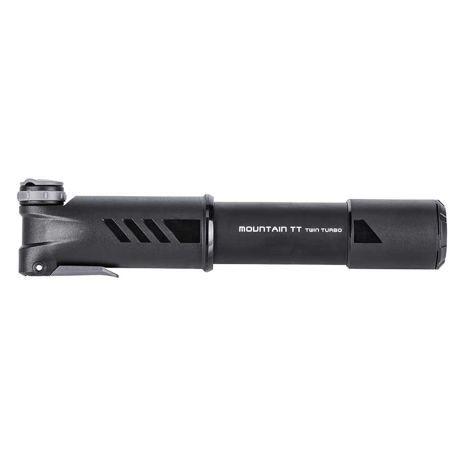 Frame Pump Topeak Topeak Mountain TT Twin Turbo Mini Pump - 120psi Black Dark Slate Gray