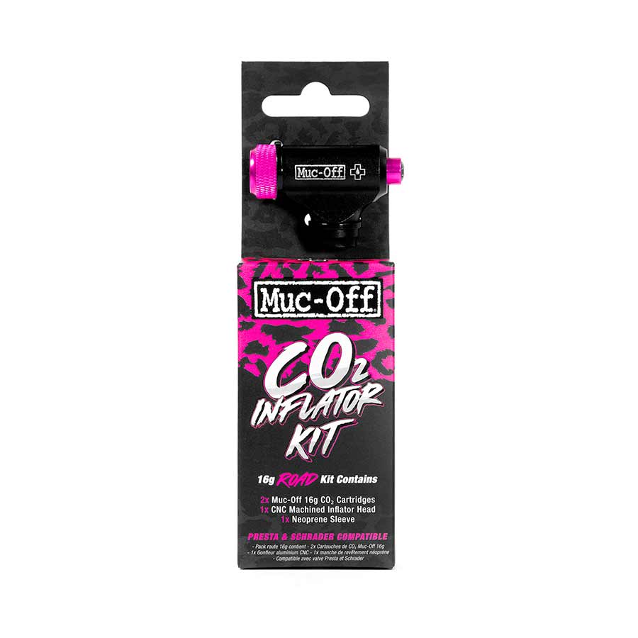 CO2 Inflators/Cartridges Muc-Off Muc-Off Road Inflator Kit Orchid