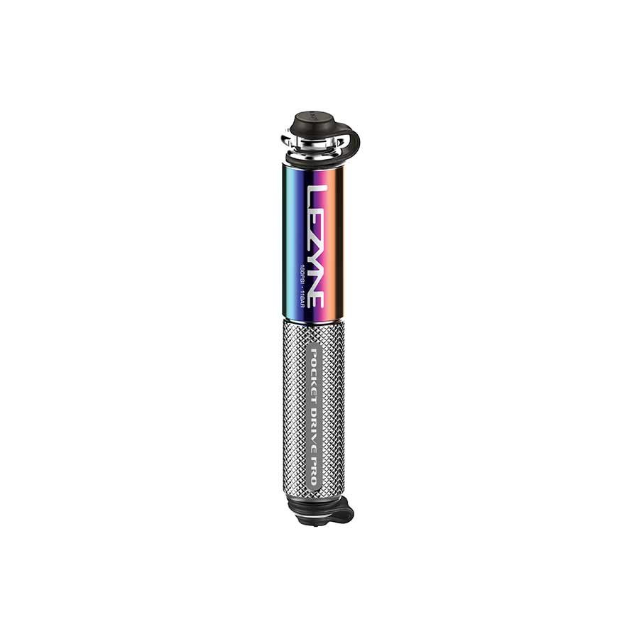 Frame Pump Lezyne Lezyne Pocket Drive Pro Frame Pump - Neo Metallic Dark Slate Gray