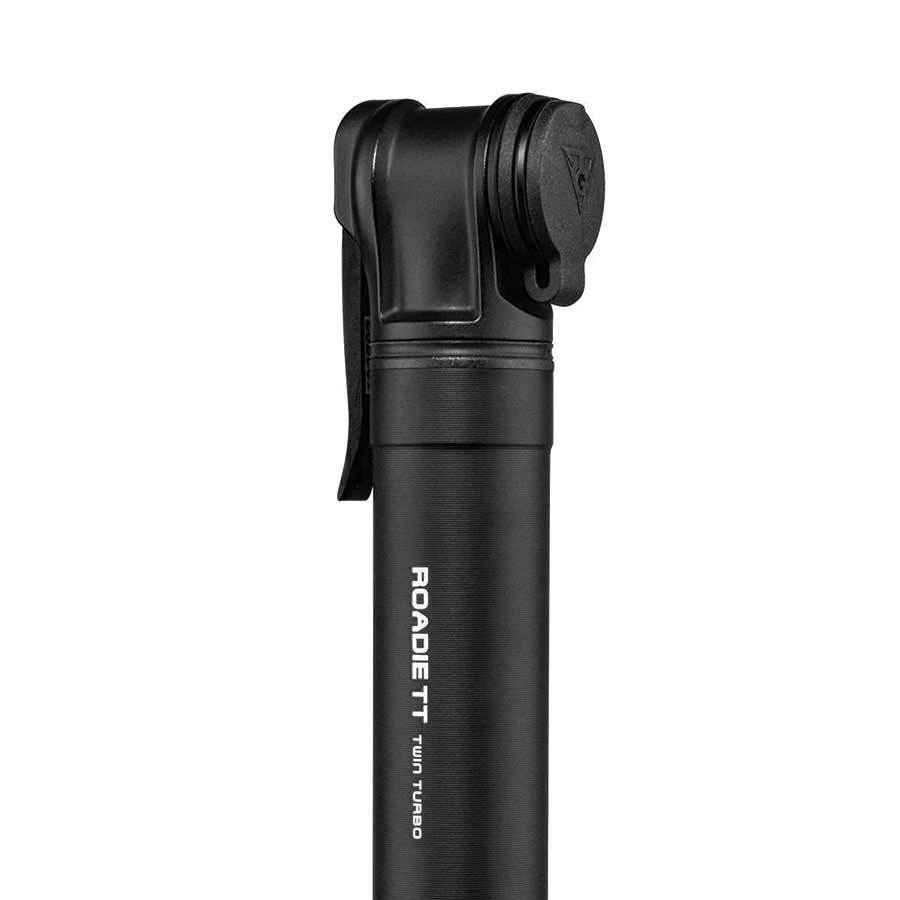 Frame Pump Topeak Topeak Roadie TT Mini Pump - 160psi Twin Turbo 195mm Black Dark Slate Gray