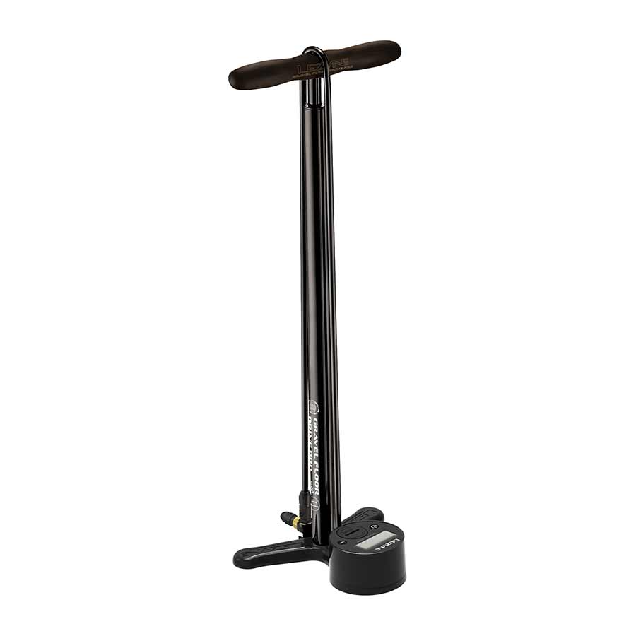 Floor Pumps Lezyne Lezyne Gravel Digital Drive Pro Floor Pump ABS-1 Pro Chuck 100PSI Black Black