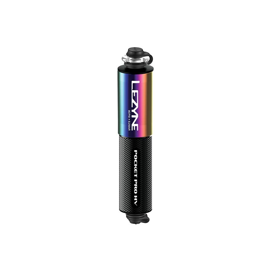 Frame Pump Lezyne Lezyne Pocket Drive Pro HV Mini Pump - Aluminium 90psi  Presta/Schrader With Mount Neo/BLK Black
