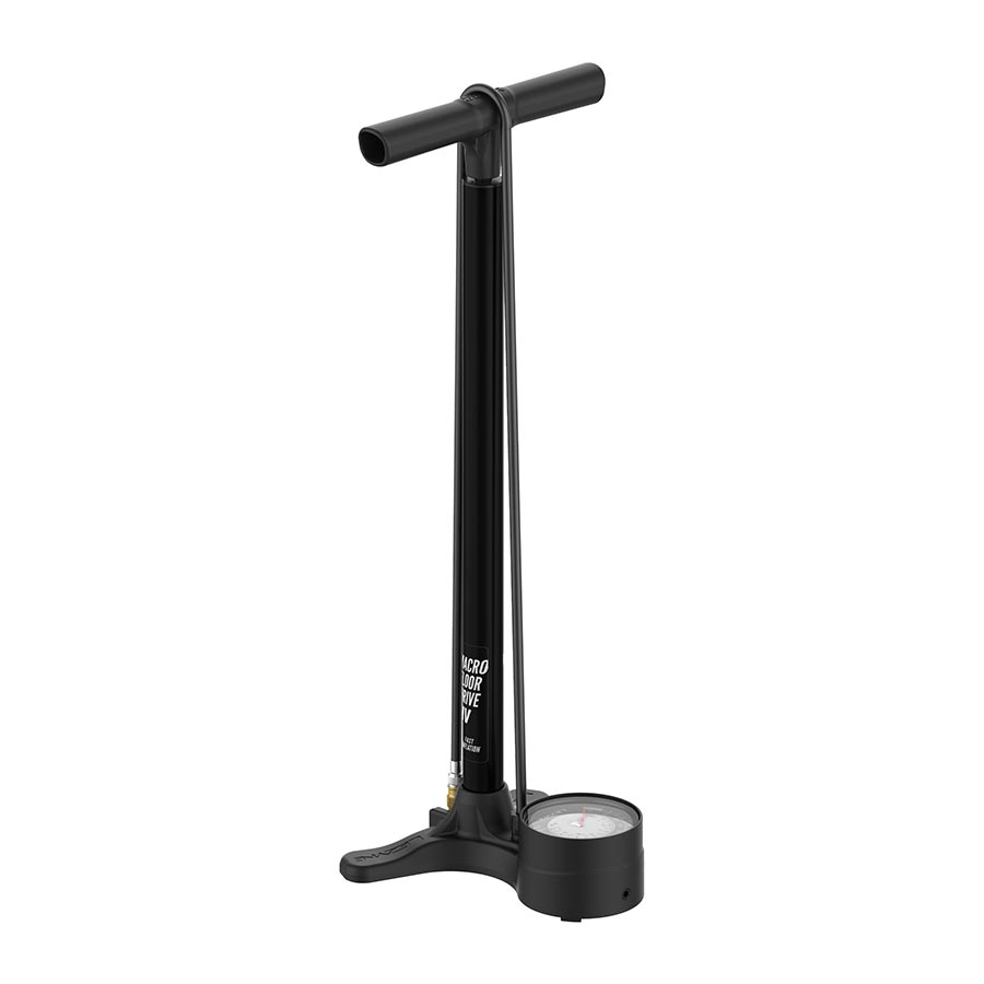 Floor Pumps Lezyne Lezyne Macro HV Floor Drive Pump - ABS Flat Black Dark Slate Gray
